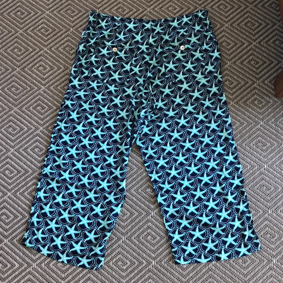 Escapada Capri Pants in Starfish Pattern Size Med - Picture 2 of 8